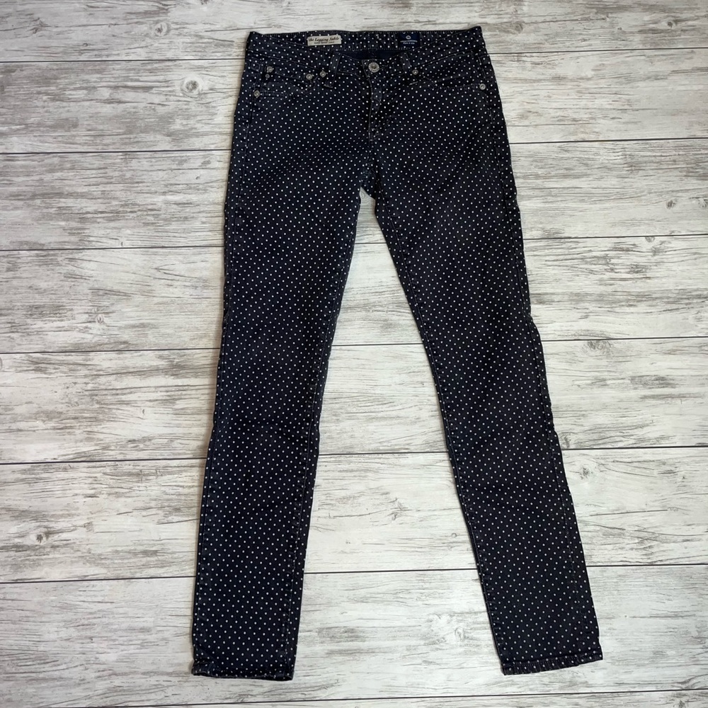 AG Adriano Goldschmied Polka Dot Jeans Size 26R